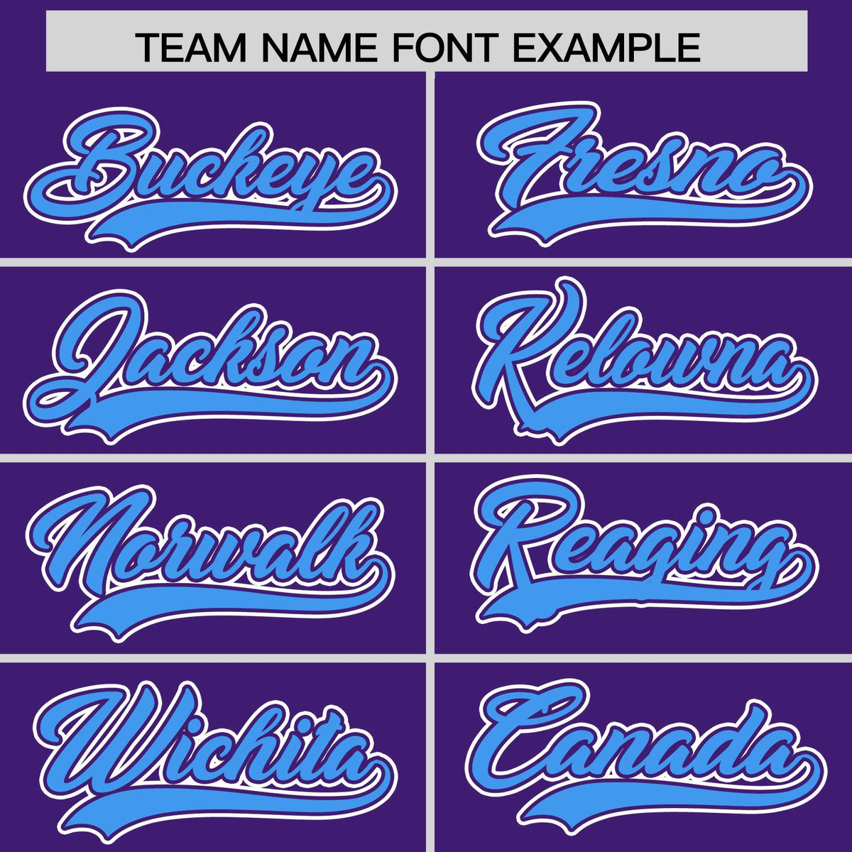 Custom Purple Powder Blue Personalized Color Block Authentic Baseball Jersey