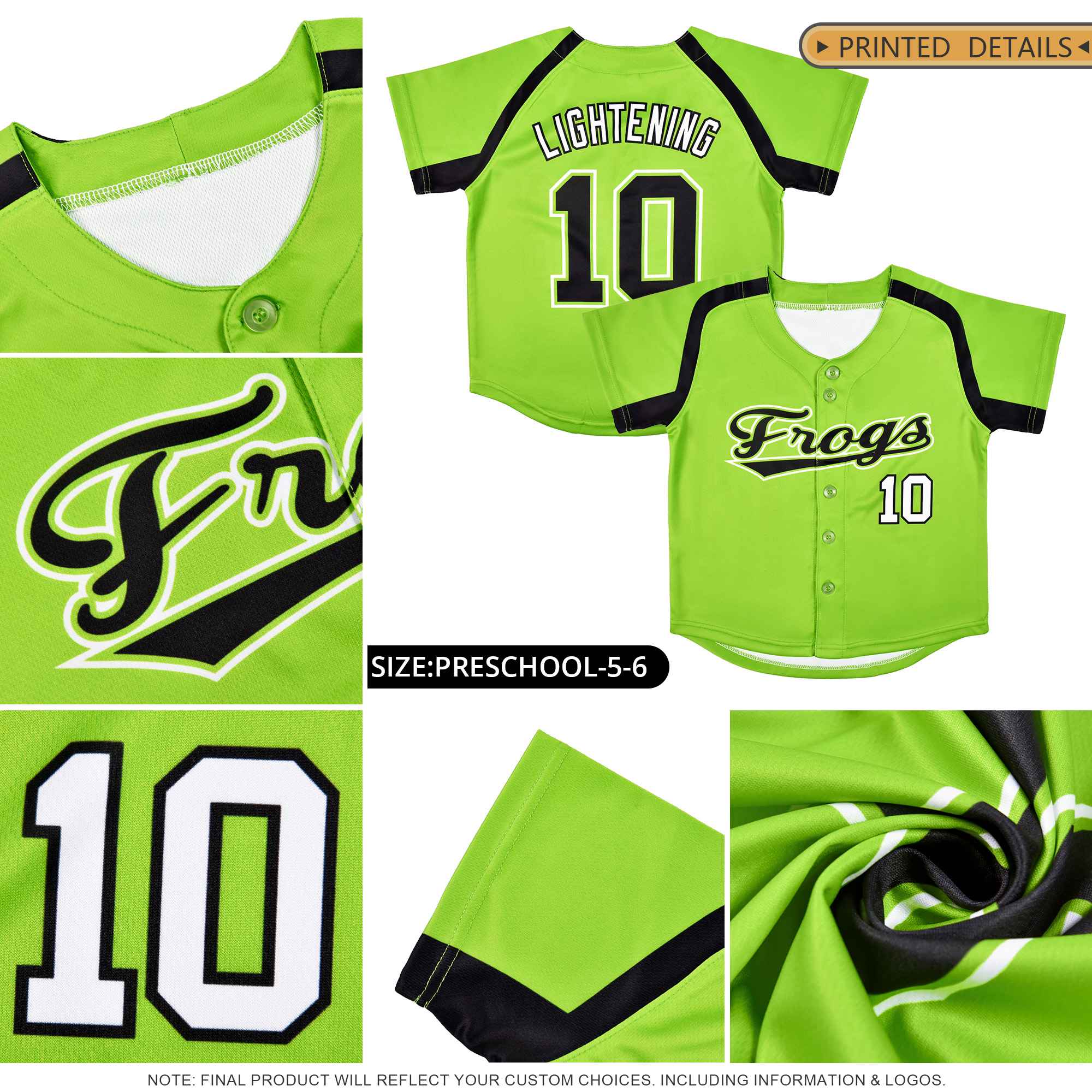 Custom Orange Black Personalized Color Block Authentic Baseball Jersey
