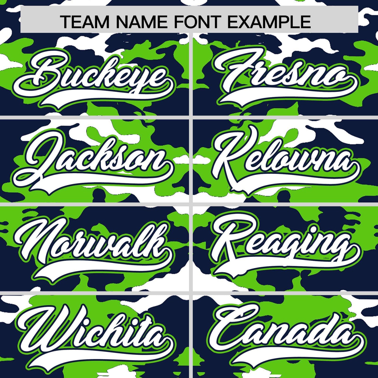 Custom Navy Neon Green-White Personalized Camo Design Authentic Baseball Jersey