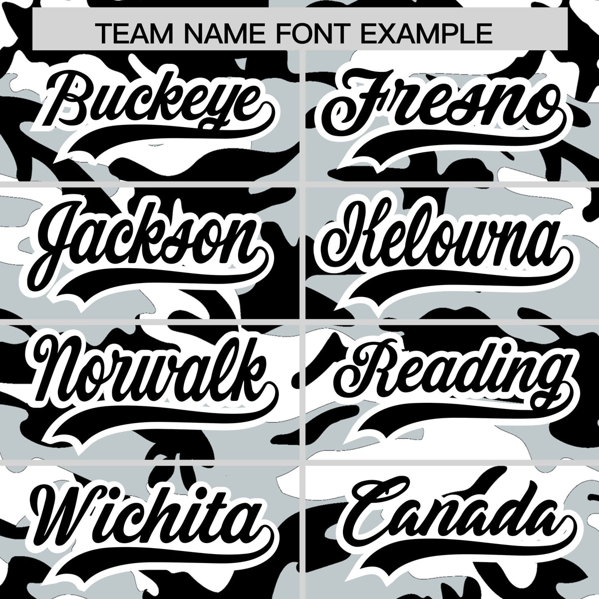 Custom Black Silver White Camo Gradient Fashion Baseball Jersey | Perfect for Training,Sublimation Printed &amp; Stitched,Add Name and Numbern,Perfect for Teams | KXKSHOP