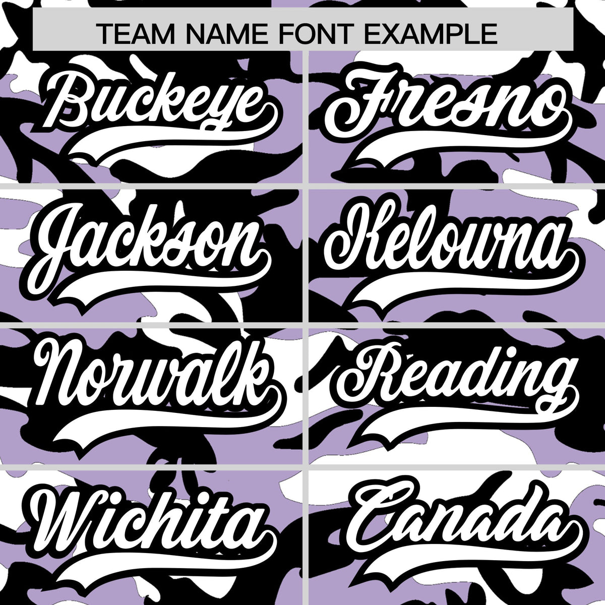 Custom Light Purple Black White Camo Gradient Fashion Baseball Jersey | Perfect for Training,Sublimation Printed &amp; Stitched,Add Name and Numbern,Perfect for Teams | KXKSHOP