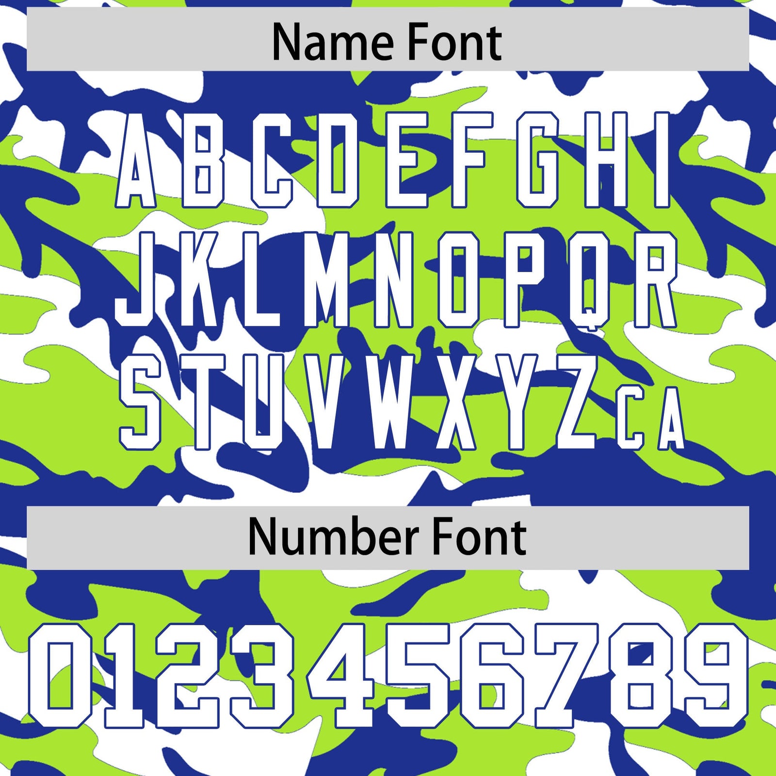 Custom Neon Green Royal Blue White Camo Gradient Fashion Baseball Jersey | Perfect for Training,Sublimation Printed & Stitched,Add Name and Numbern,Perfect for Teams | KXKSHOP