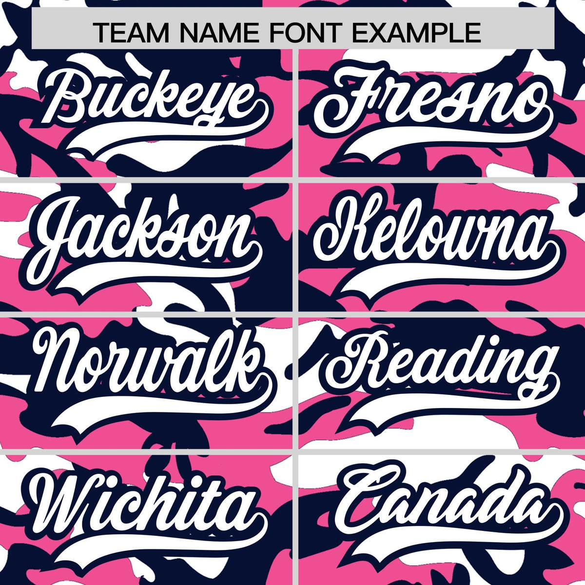 Custom Pink Navy White Camo Gradient Fashion Baseball Jersey | Perfect for Training,Sublimation Printed & Stitched,Add Name and Numbern,Perfect for Teams | KXKSHOP