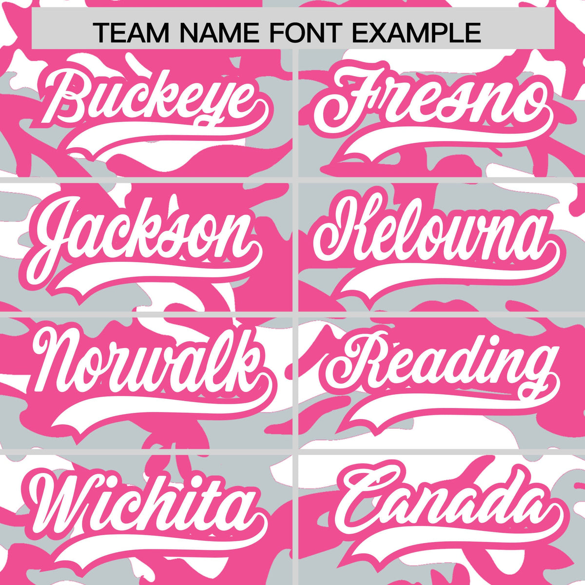 Custom Silver White Pink Camo Gradient Fashion Baseball Jersey | Perfect for Training,Sublimation Printed &amp; Stitched,Add Name and Numbern,Perfect for Teams | KXKSHOP