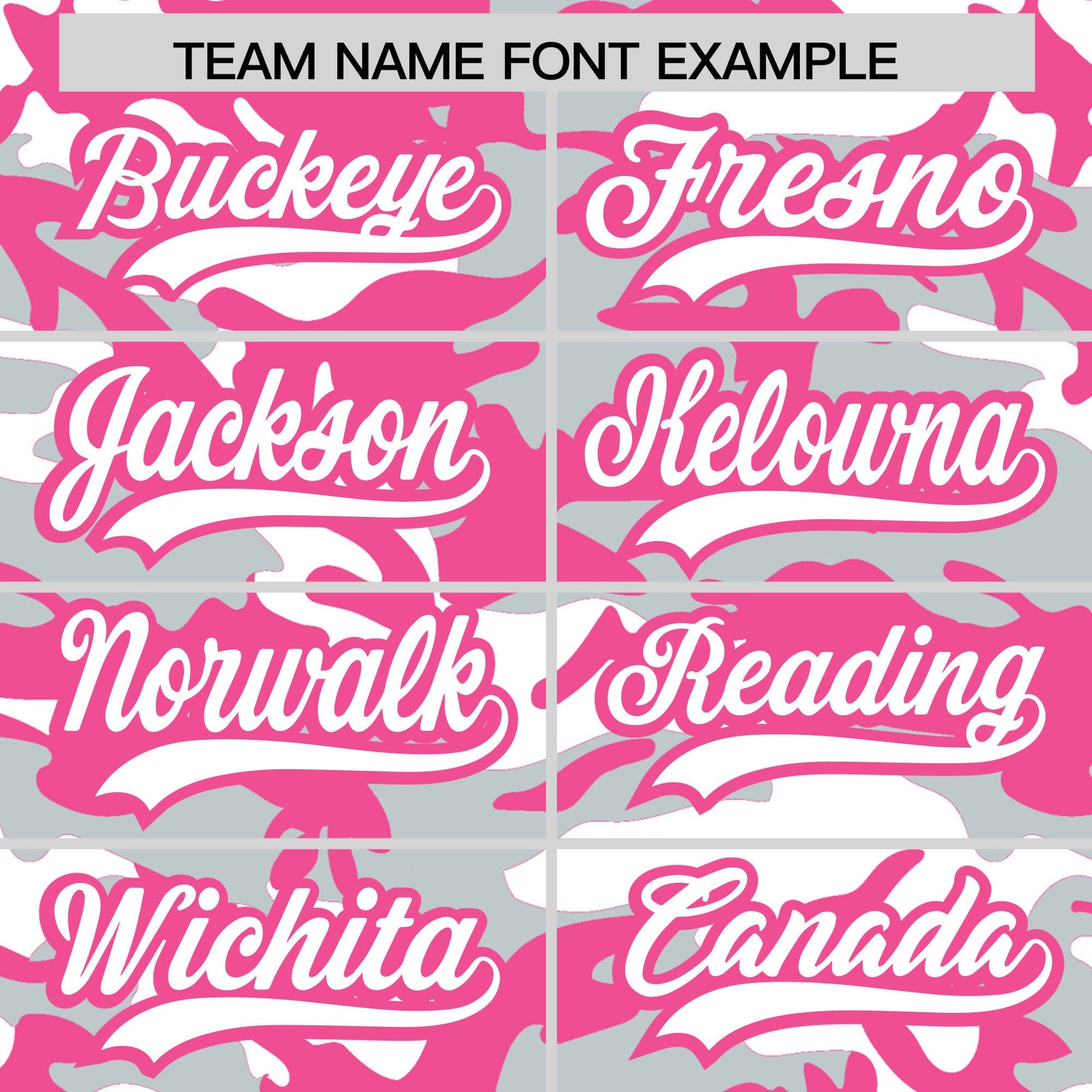 Custom Silver White Pink Camo Gradient Fashion Baseball Jersey | Perfect for Training,Sublimation Printed & Stitched,Add Name and Numbern,Perfect for Teams | KXKSHOP