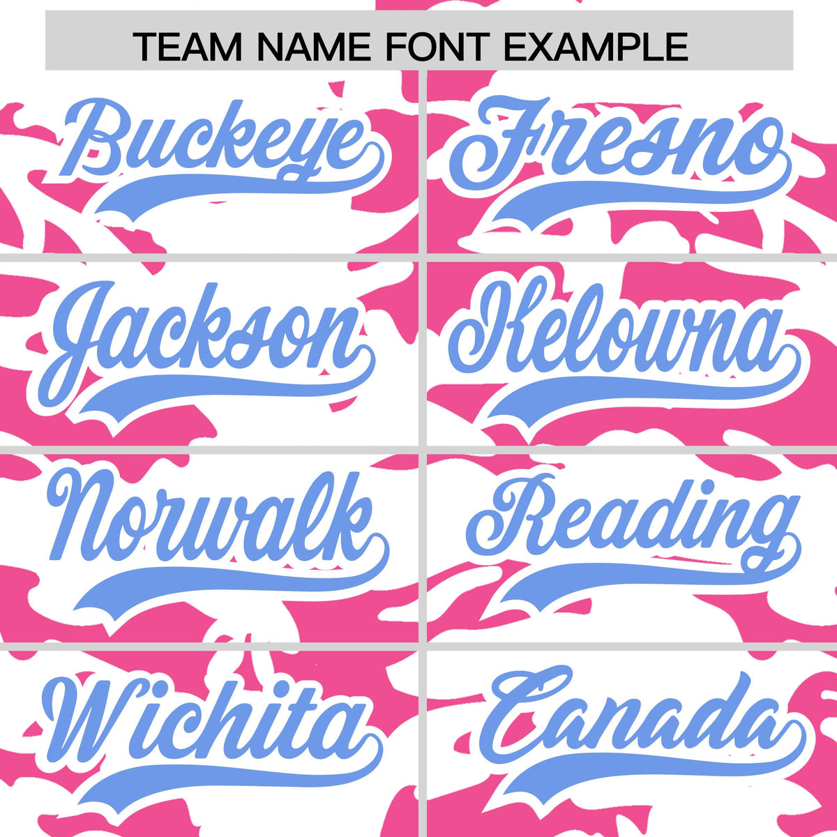 Custom White Pink Light Blue Camo Gradient Fashion Baseball Jersey | Perfect for Training,Sublimation Printed &amp; Stitched,Add Name and Numbern,Perfect for Teams | KXKSHOP
