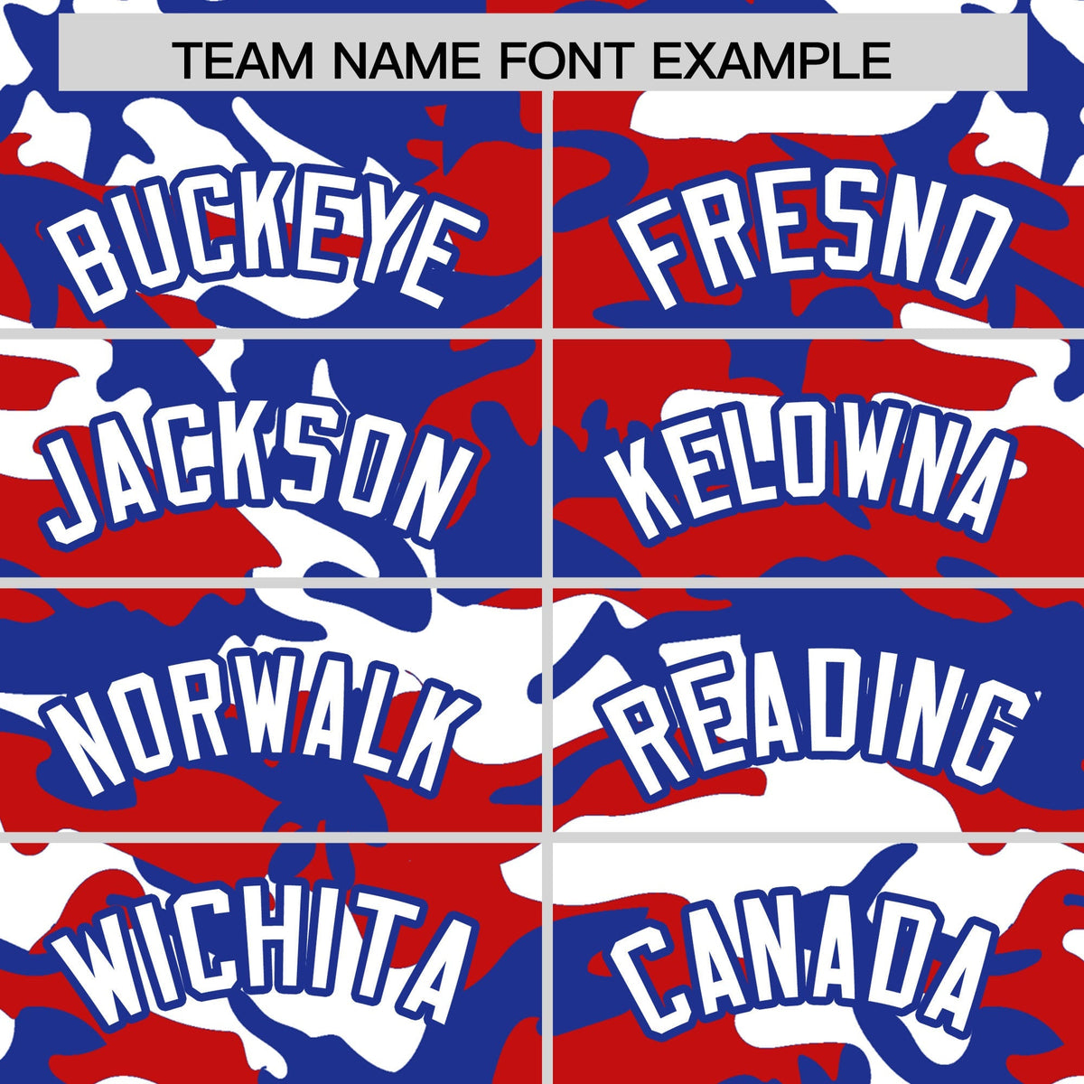 Custom Red White Royal Blue Camo Gradient Fashion Baseball Jersey | Perfect for Training,Sublimation Printed &amp; Stitched,Add Name and Numbern,Perfect for Teams | KXKSHOP