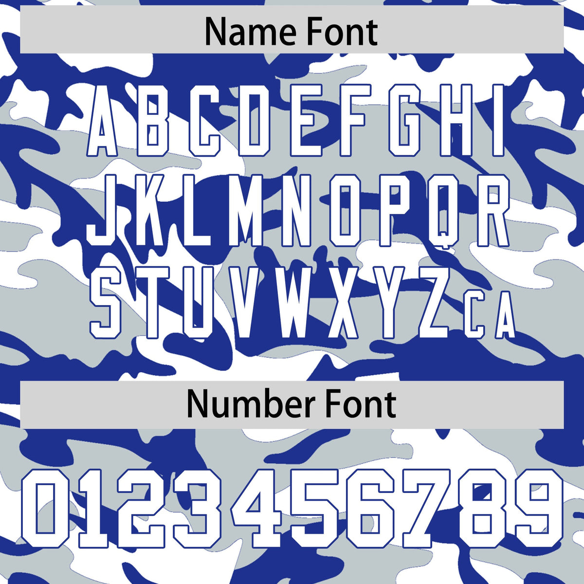 Custom Silver Royal Blue White Camo Gradient Fashion Baseball Jersey | Perfect for Training,Sublimation Printed &amp; Stitched,Add Name and Numbern,Perfect for Teams | KXKSHOP