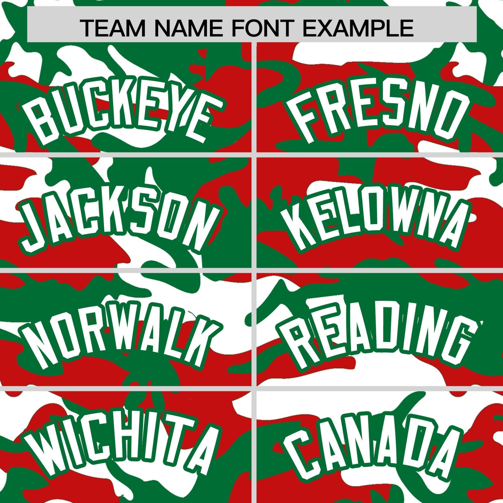 Custom Red Kelly Green White Camo Gradient Fashion Baseball Jersey | Perfect for Training,Sublimation Printed & Stitched,Add Name and Numbern,Perfect for Teams | KXKSHOP