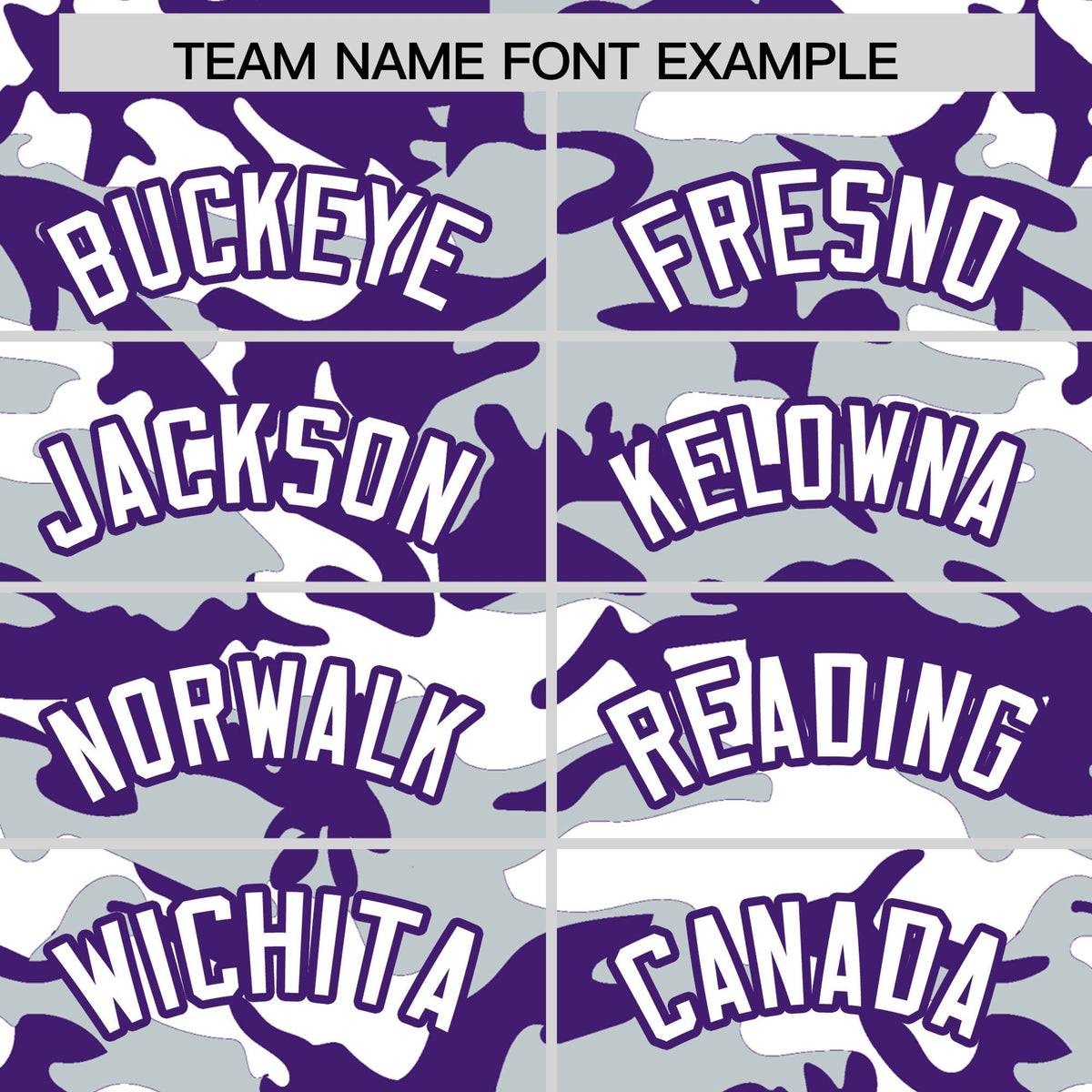 Custom Silver Purple White Camo Gradient Fashion Baseball Jersey | Perfect for Training,Sublimation Printed &amp; Stitched,Add Name and Numbern,Perfect for Teams | KXKSHOP