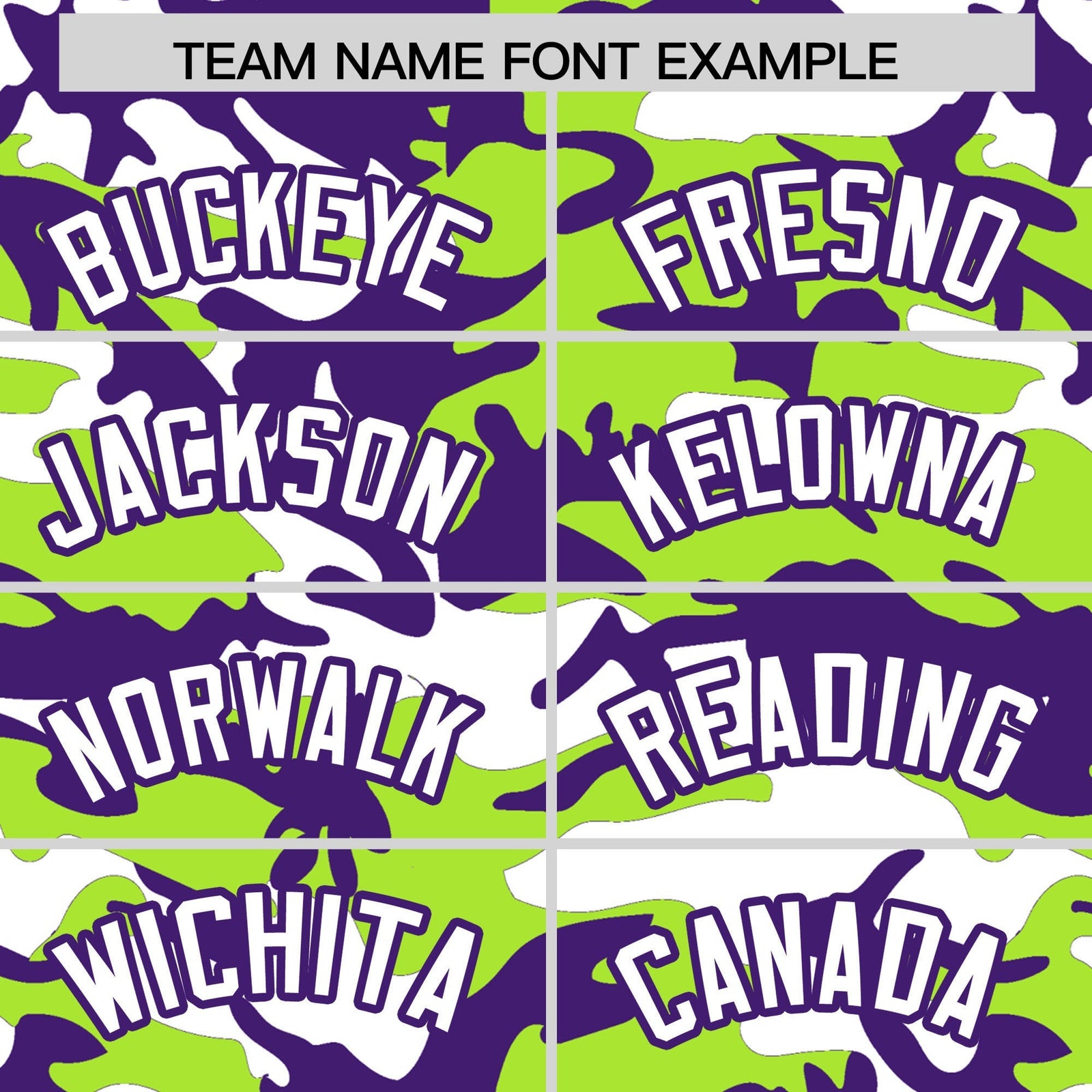 Custom Neon Green Purple White Camo Gradient Fashion Baseball Jersey | Perfect for Training,Sublimation Printed & Stitched,Add Name and Numbern,Perfect for Teams | KXKSHOP