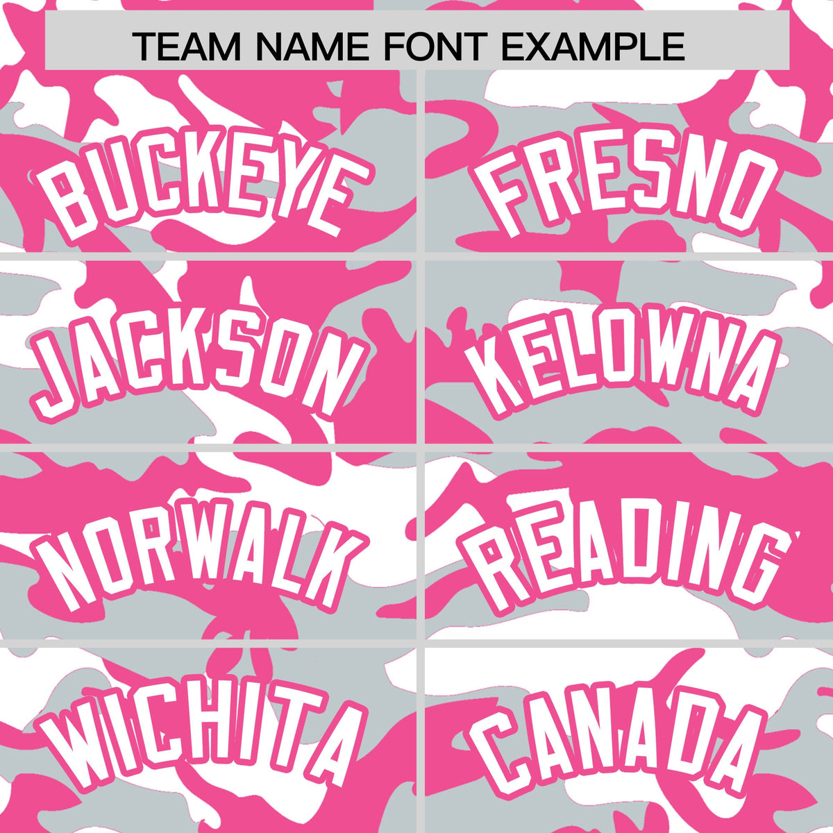 Custom Silver White Pink Camo Gradient Fashion Baseball Jersey | Perfect for Training,Sublimation Printed &amp; Stitched,Add Name and Numbern,Perfect for Teams | KXKSHOP