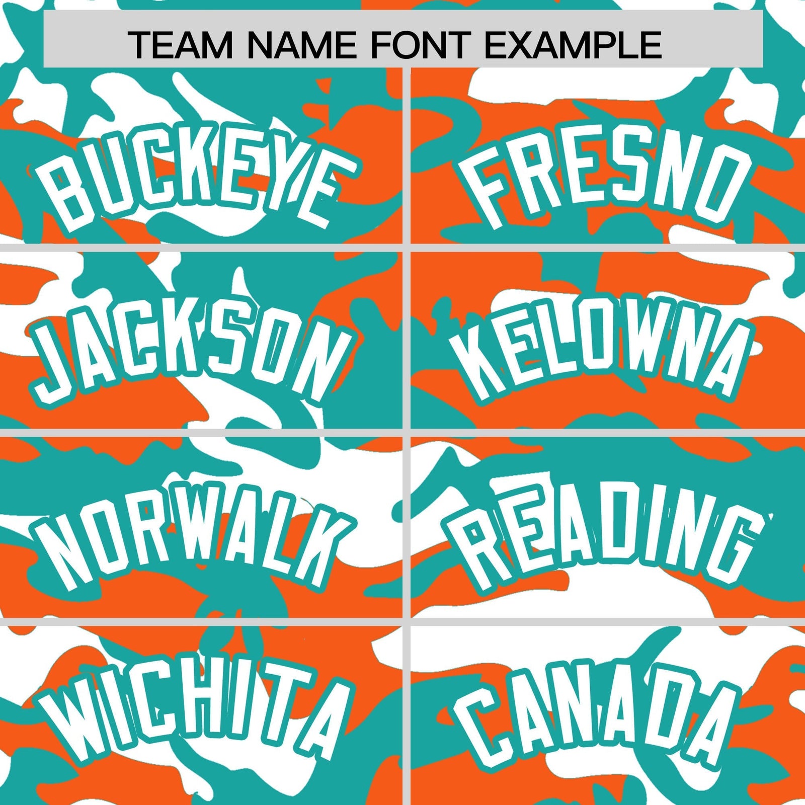 Custom Aqua Orange White Camo Gradient Fashion Baseball Jersey | Perfect for Training,Sublimation Printed & Stitched,Add Name and Numbern,Perfect for Teams | KXKSHOP