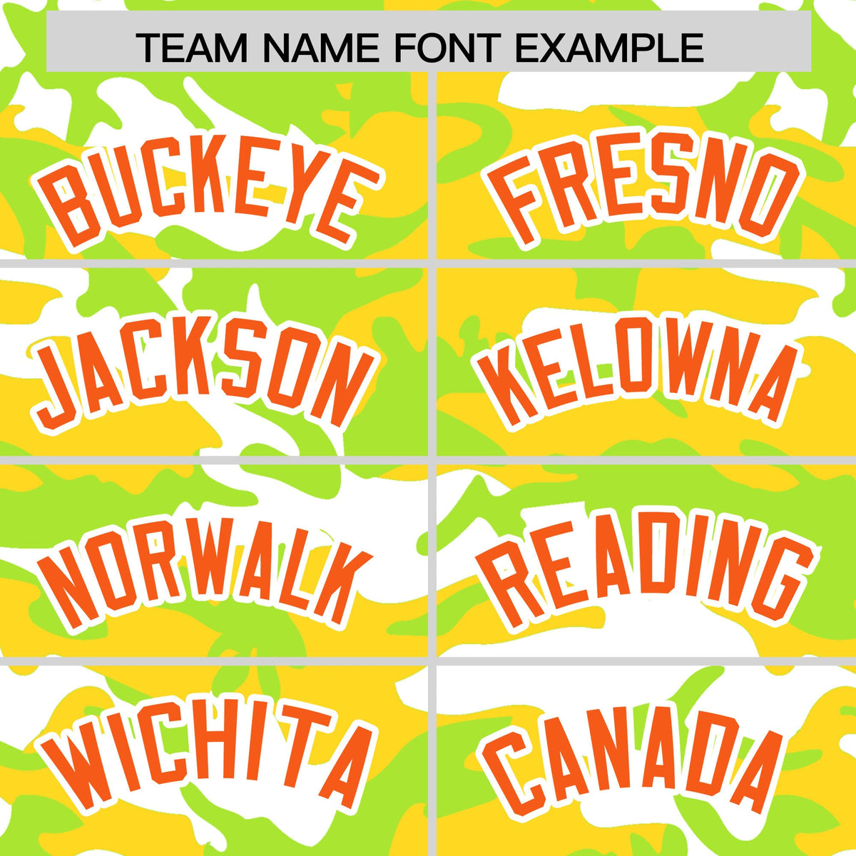 Custom Neon Green Gold White Camo Gradient Fashion Baseball Jersey | Perfect for Training,Sublimation Printed & Stitched,Add Name and Numbern,Perfect for Teams | KXKSHOP