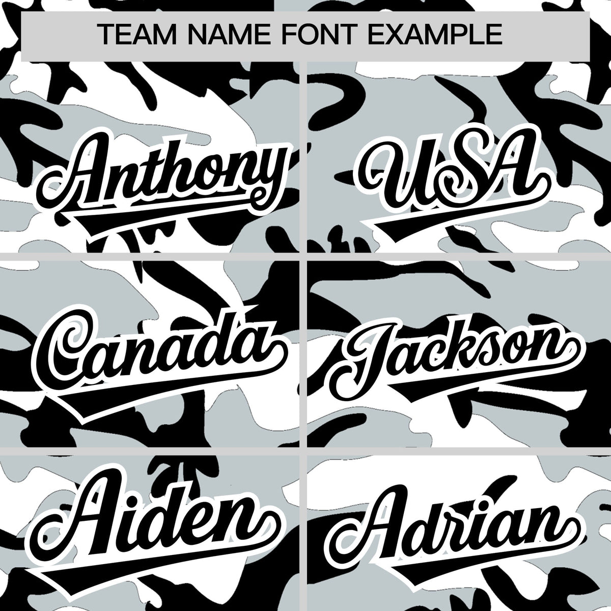 Custom Black Silver White Camo Gradient Fashion Baseball Jersey | Perfect for Training,Sublimation Printed &amp; Stitched,Add Name and Numbern,Perfect for Teams | KXKSHOP