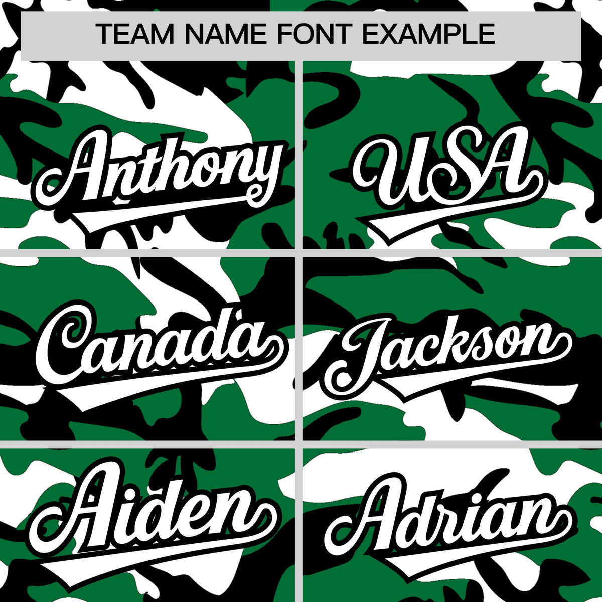 Custom Kelly Green White Black Camo Gradient Fashion Baseball Jersey | Perfect for Training,Sublimation Printed &amp; Stitched,Add Name and Numbern,Perfect for Teams | KXKSHOP