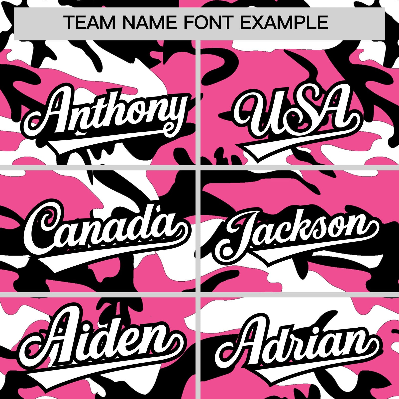 Custom Pink Black White Camo Gradient Fashion Baseball Jersey | Perfect for Training,Sublimation Printed & Stitched,Add Name and Numbern,Perfect for Teams | KXKSHOP