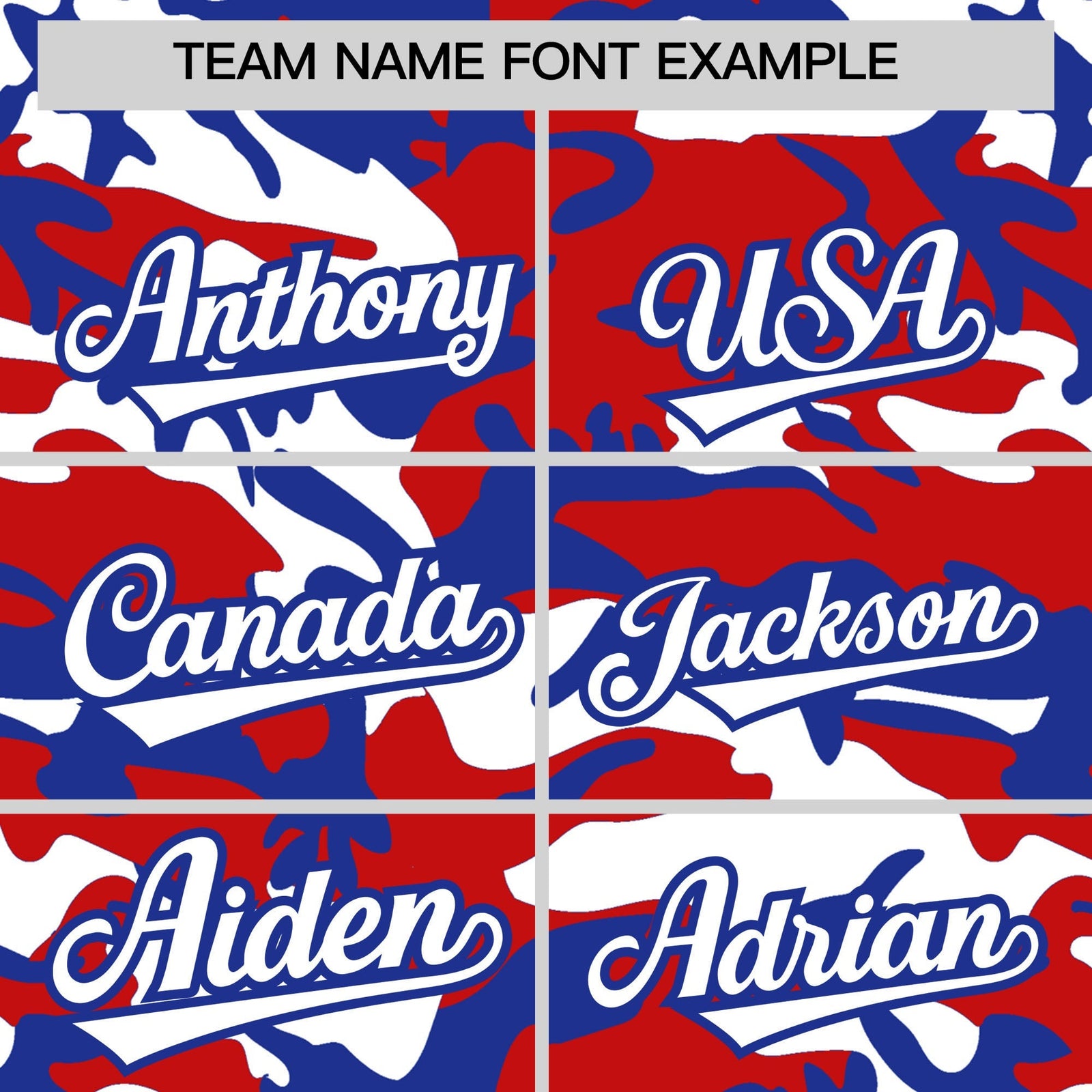 Custom Red White Royal Blue Camo Gradient Fashion Baseball Jersey | Perfect for Training,Sublimation Printed & Stitched,Add Name and Numbern,Perfect for Teams | KXKSHOP