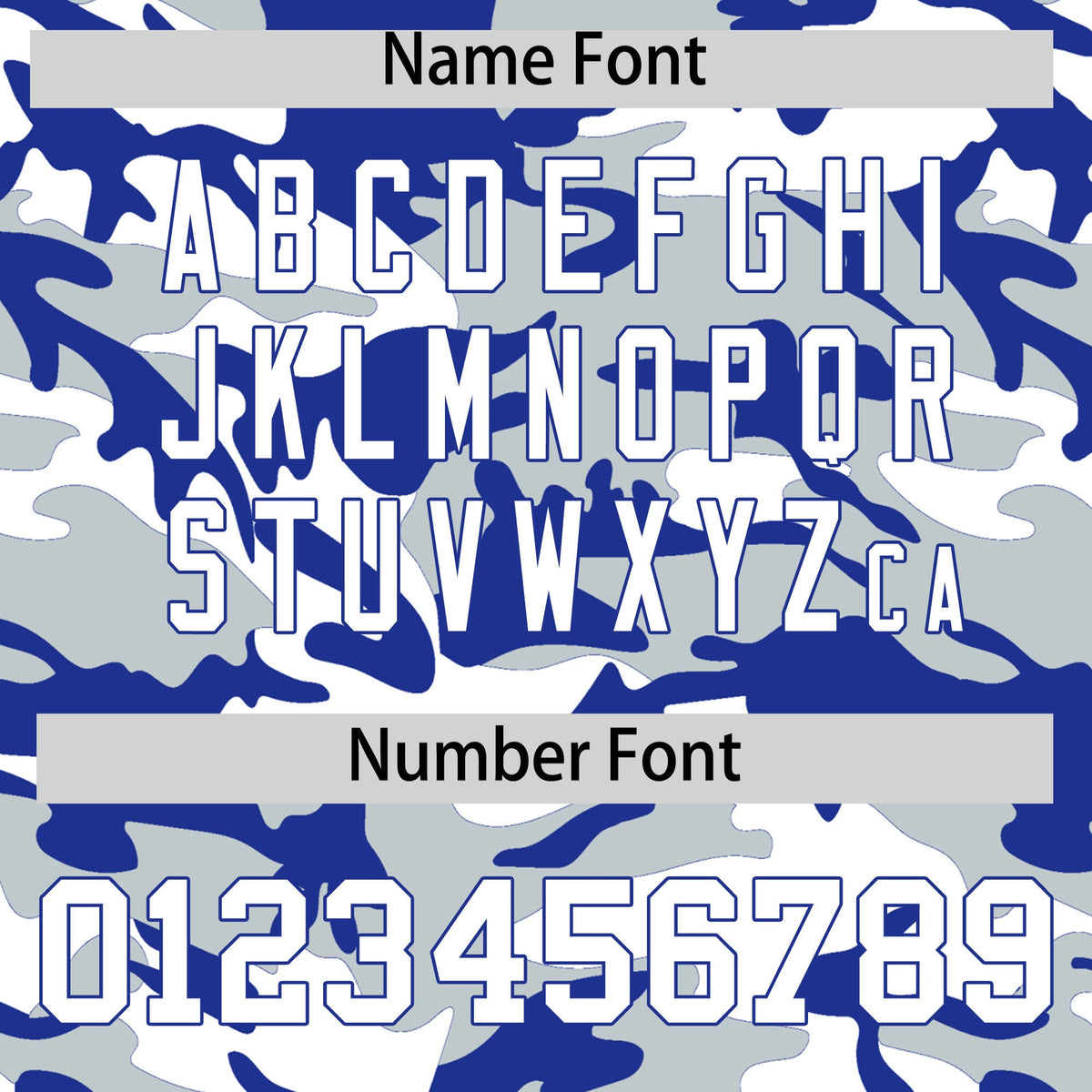 Custom Silver Royal Blue White Camo Gradient Fashion Baseball Jersey | Perfect for Training,Sublimation Printed &amp; Stitched,Add Name and Numbern,Perfect for Teams | KXKSHOP