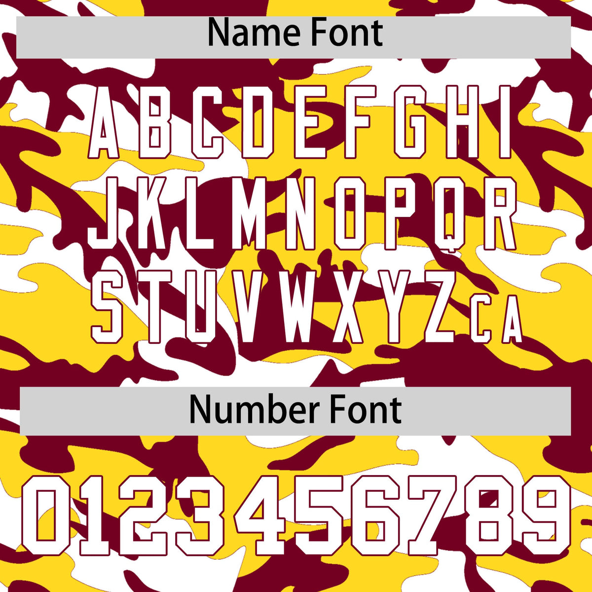 Custom Crimson Gold White Camo Gradient Fashion Baseball Jersey | Perfect for Training,Sublimation Printed & Stitched,Add Name and Numbern,Perfect for Teams | KXKSHOP