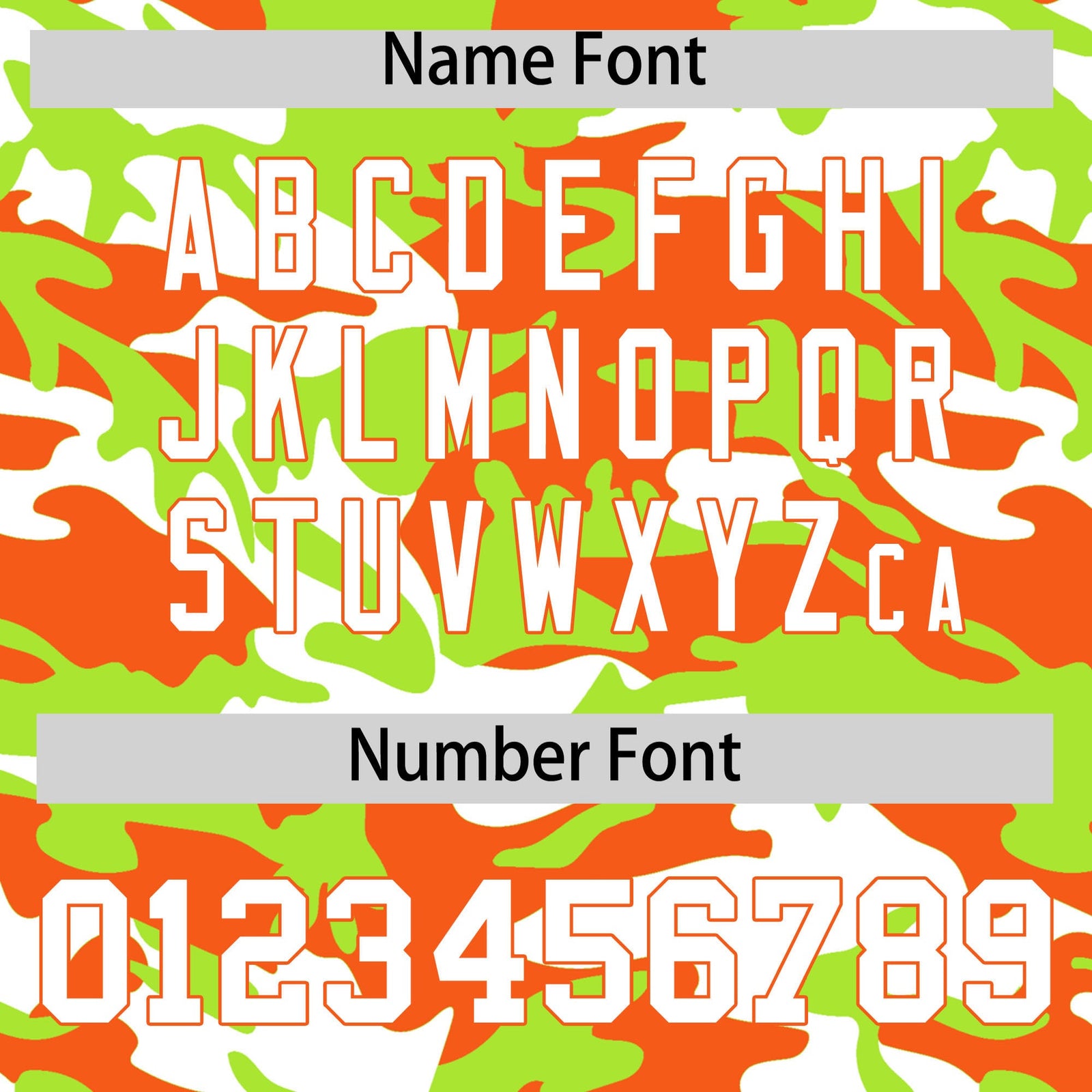 Custom Neon Green Orange White Camo Gradient Fashion Baseball Jersey | Perfect for Training,Sublimation Printed & Stitched,Add Name and Numbern,Perfect for Teams | KXKSHOP