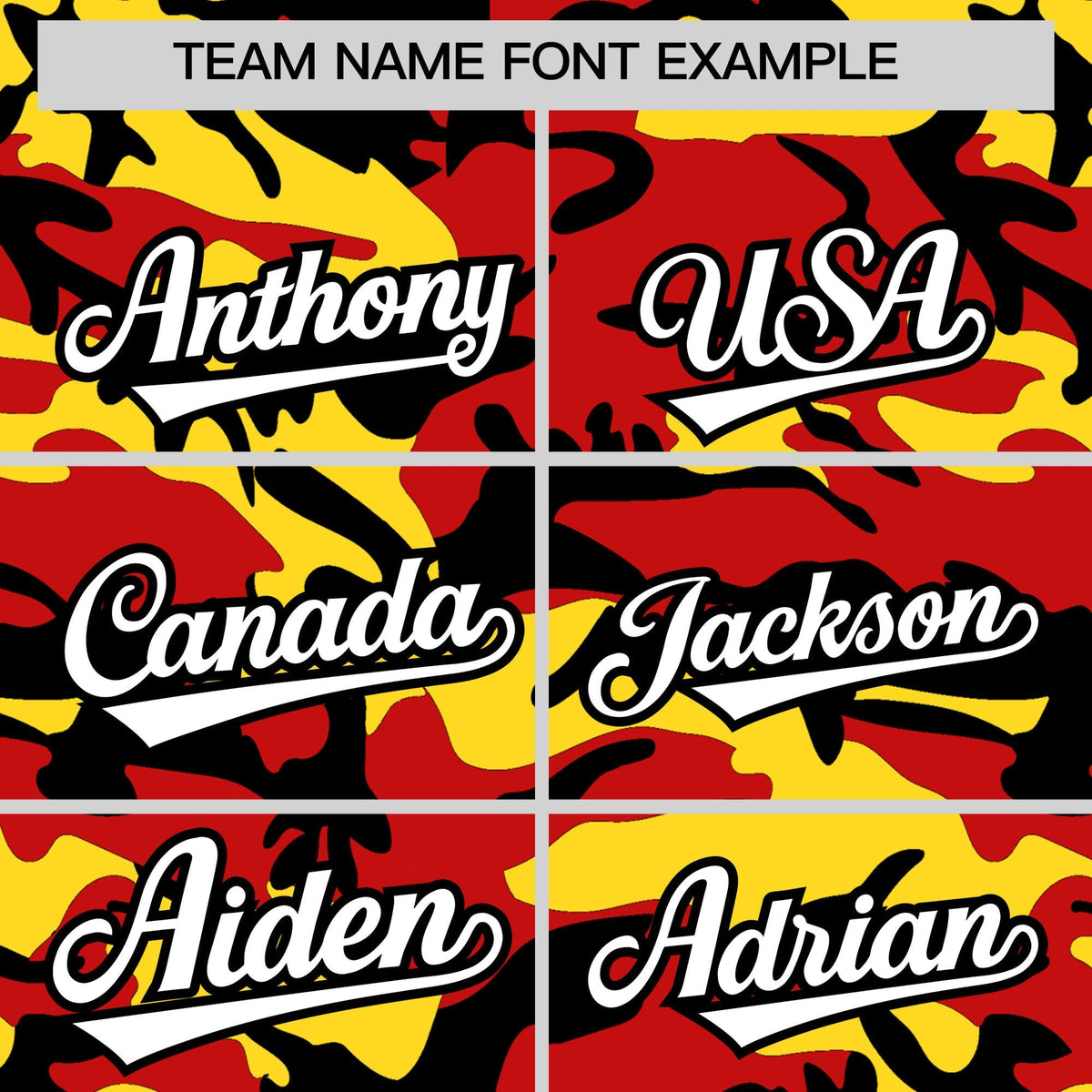 Custom Red Gold Black Camo Gradient Fashion Baseball Jersey | Perfect for Training,Sublimation Printed & Stitched,Add Name and Numbern,Perfect for Teams | KXKSHOP