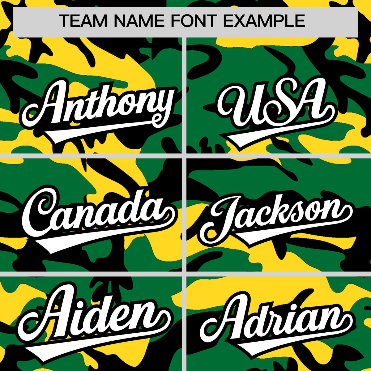 Custom Kelly Green Gold Black Camo Gradient Fashion Baseball Jersey | Perfect for Training,Sublimation Printed &amp; Stitched,Add Name and Numbern,Perfect for Teams | KXKSHOP