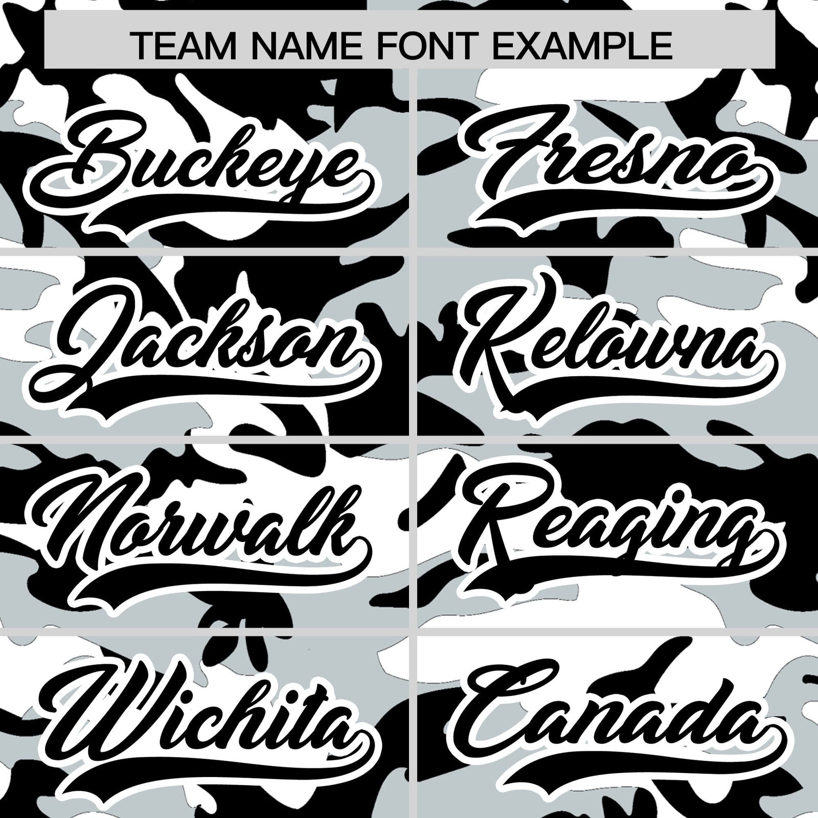 Custom Black Silver White Camo Gradient Fashion Baseball Jersey | Perfect for Training,Sublimation Printed & Stitched,Add Name and Numbern,Perfect for Teams | KXKSHOP