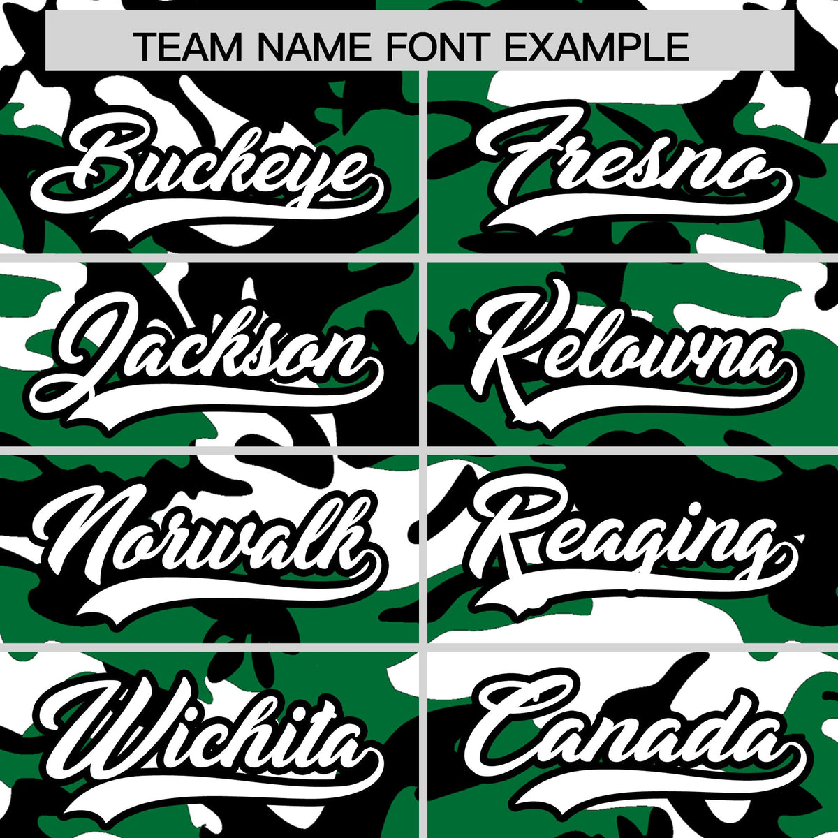 Custom Kelly Green White Black Camo Gradient Fashion Baseball Jersey | Perfect for Training,Sublimation Printed &amp; Stitched,Add Name and Numbern,Perfect for Teams | KXKSHOP