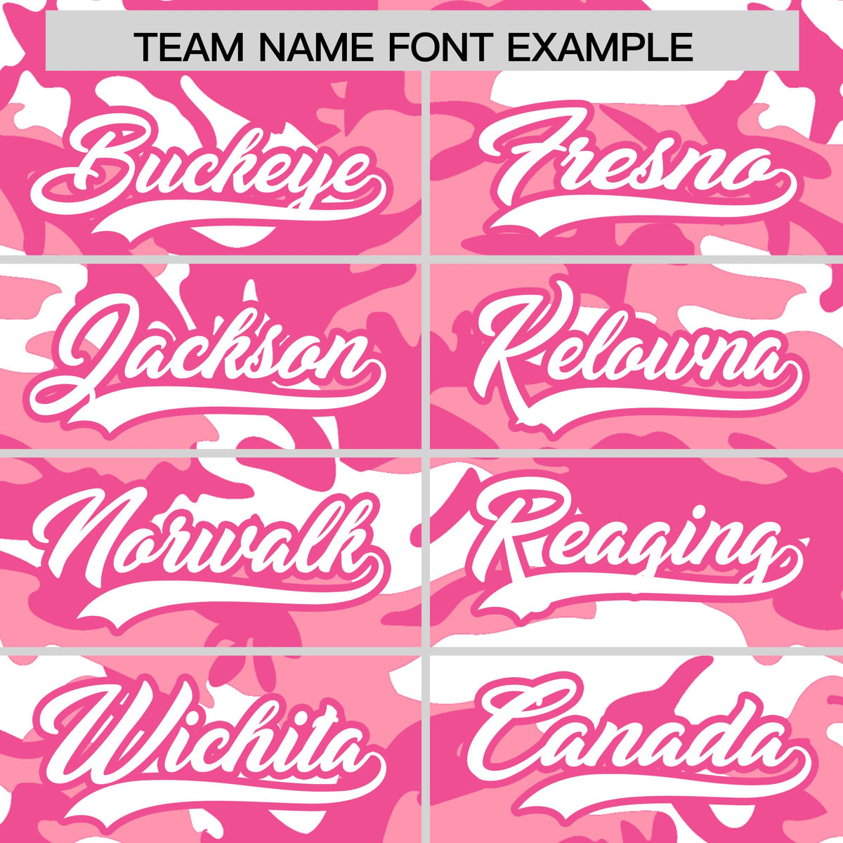 Custom Light Pink Pink White Camo Gradient Fashion Baseball Jersey | Perfect for Training,Sublimation Printed & Stitched,Add Name and Numbern,Perfect for Teams | KXKSHOP