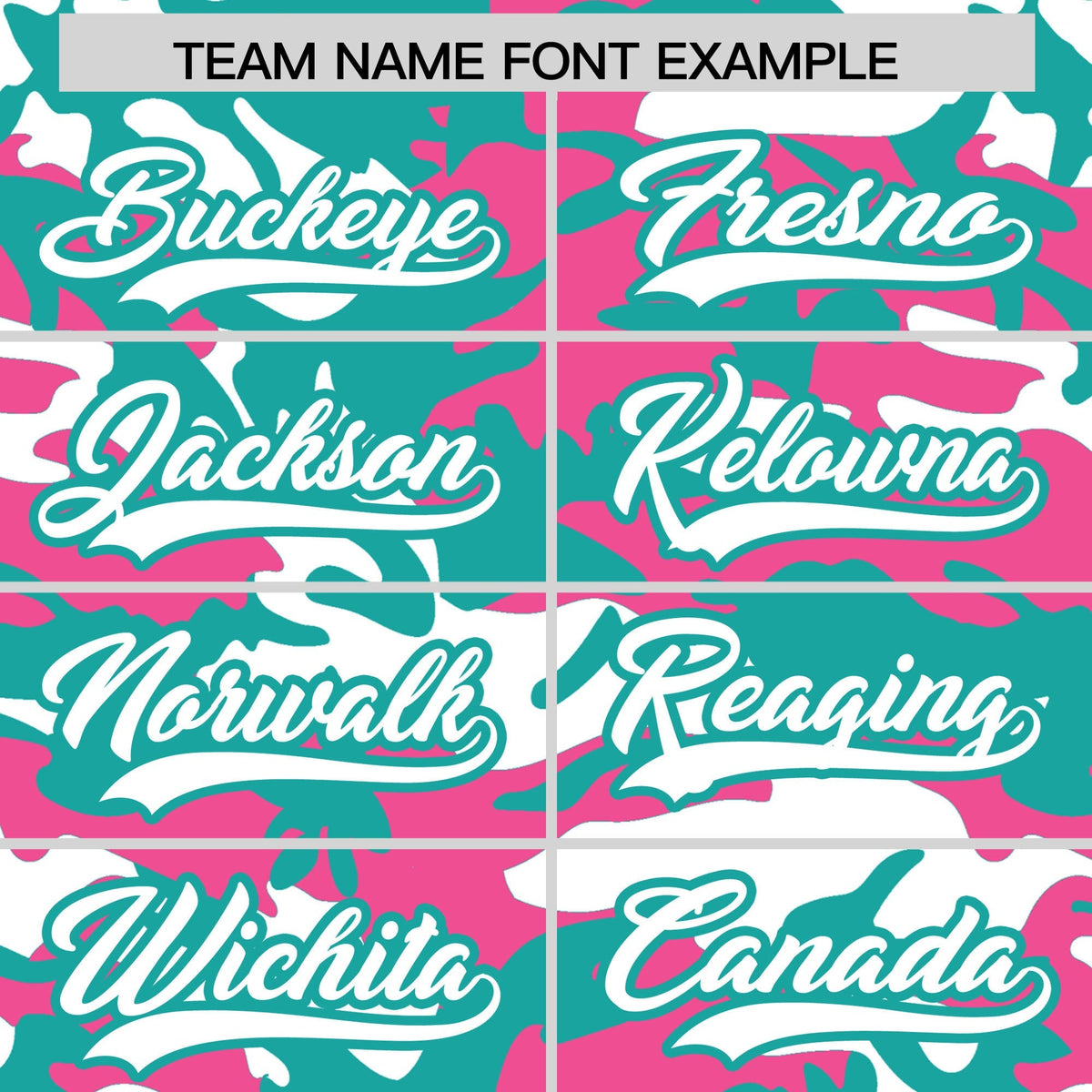 Custom Aqua Pink White Camo Gradient Fashion Baseball Jersey | Perfect for Training,Sublimation Printed & Stitched,Add Name and Numbern,Perfect for Teams | KXKSHOP