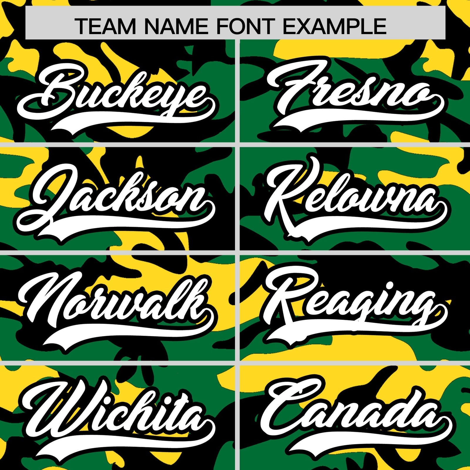 Custom Kelly Green Gold Black Camo Gradient Fashion Baseball Jersey | Perfect for Training,Sublimation Printed & Stitched,Add Name and Numbern,Perfect for Teams | KXKSHOP