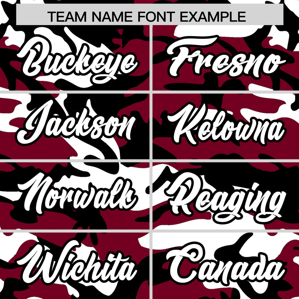 Custom Crimson Black White Camo Gradient Fashion Baseball Jersey | Perfect for Training,Sublimation Printed & Stitched,Add Name and Numbern,Perfect for Teams | KXKSHOP