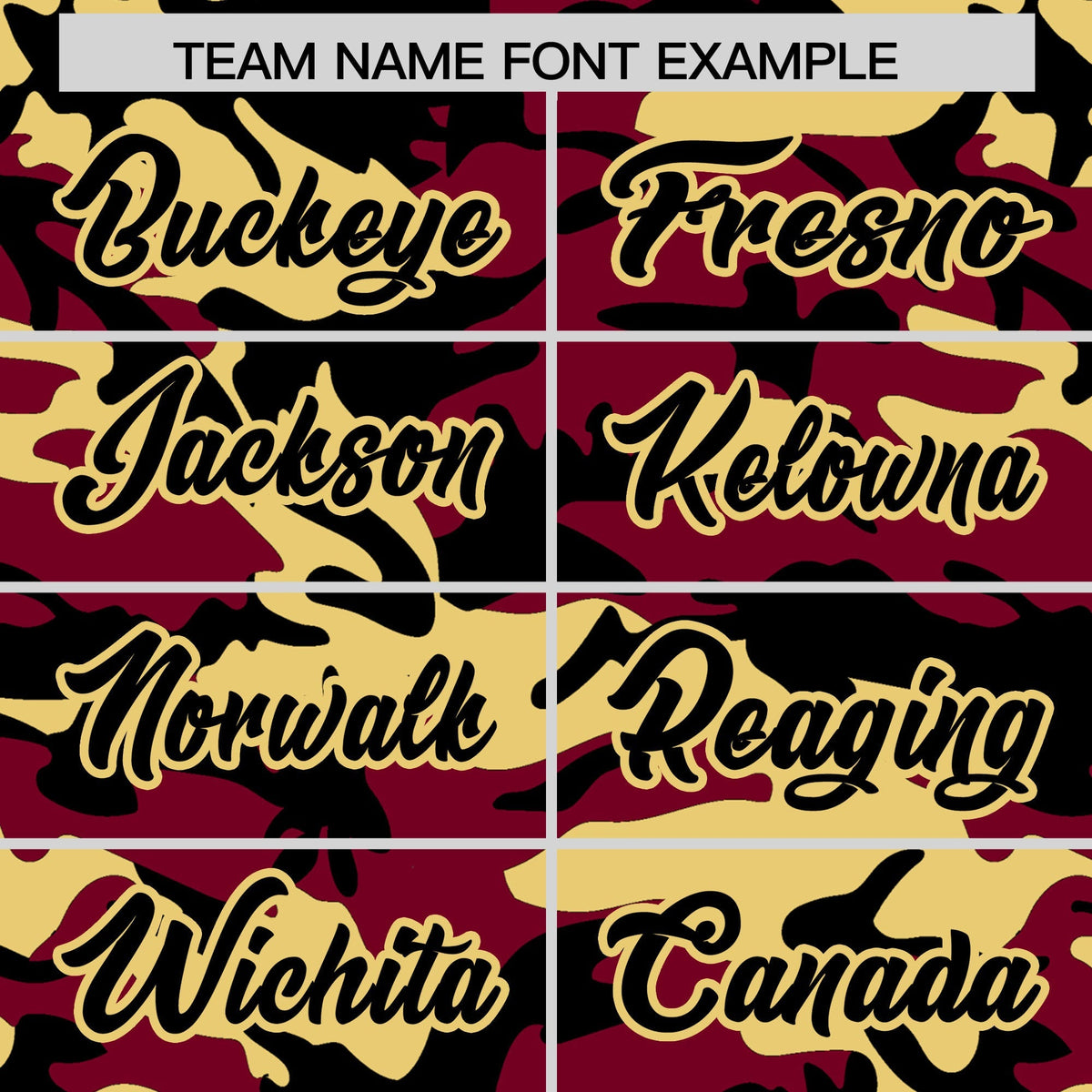 Custom Khaki Crimson Black Camo Gradient Fashion Baseball Jersey | Perfect for Training,Sublimation Printed &amp; Stitched,Add Name and Numbern,Perfect for Teams | KXKSHOP