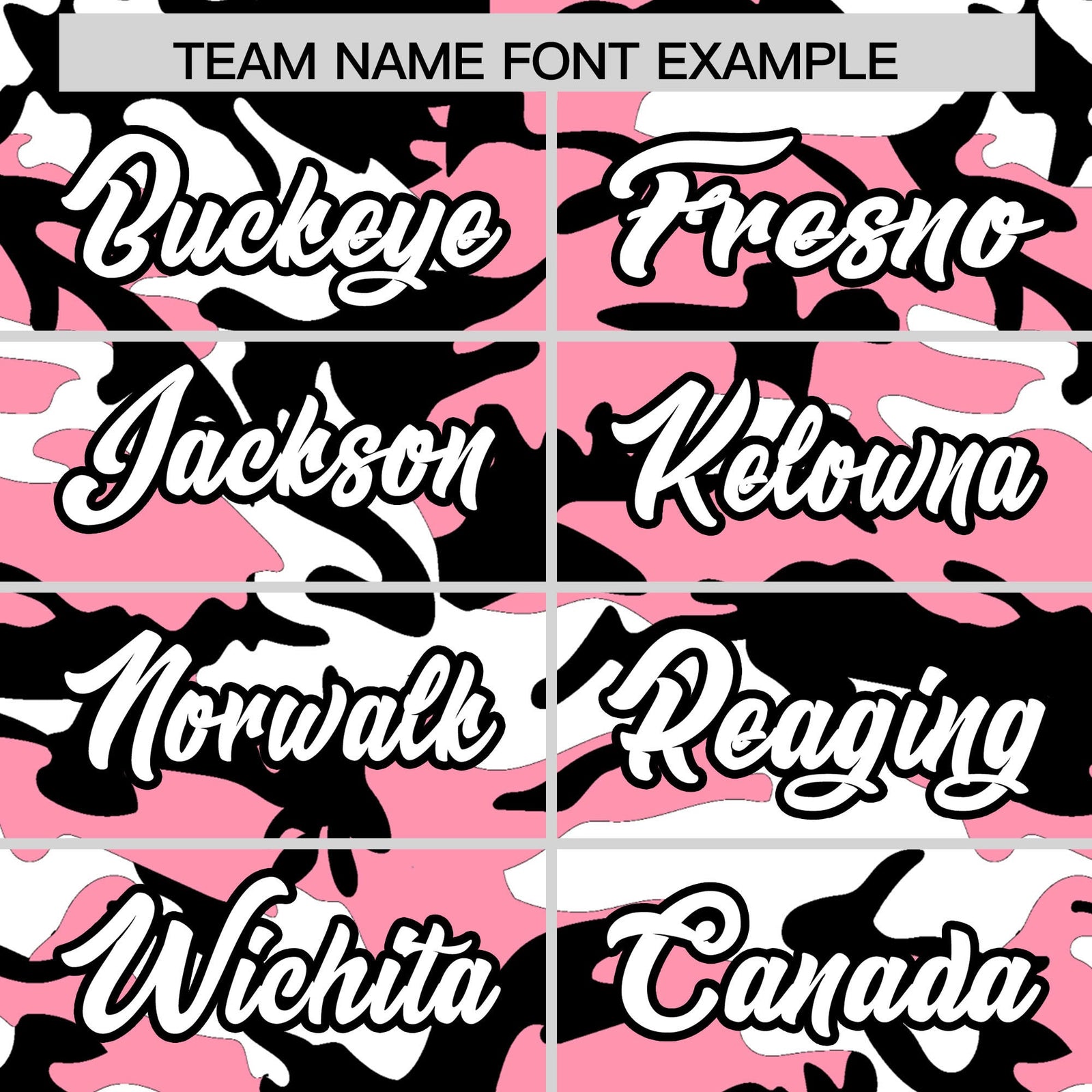 Custom Light Pink Black White Camo Gradient Fashion Baseball Jersey | Perfect for Training,Sublimation Printed & Stitched,Add Name and Numbern,Perfect for Teams | KXKSHOP