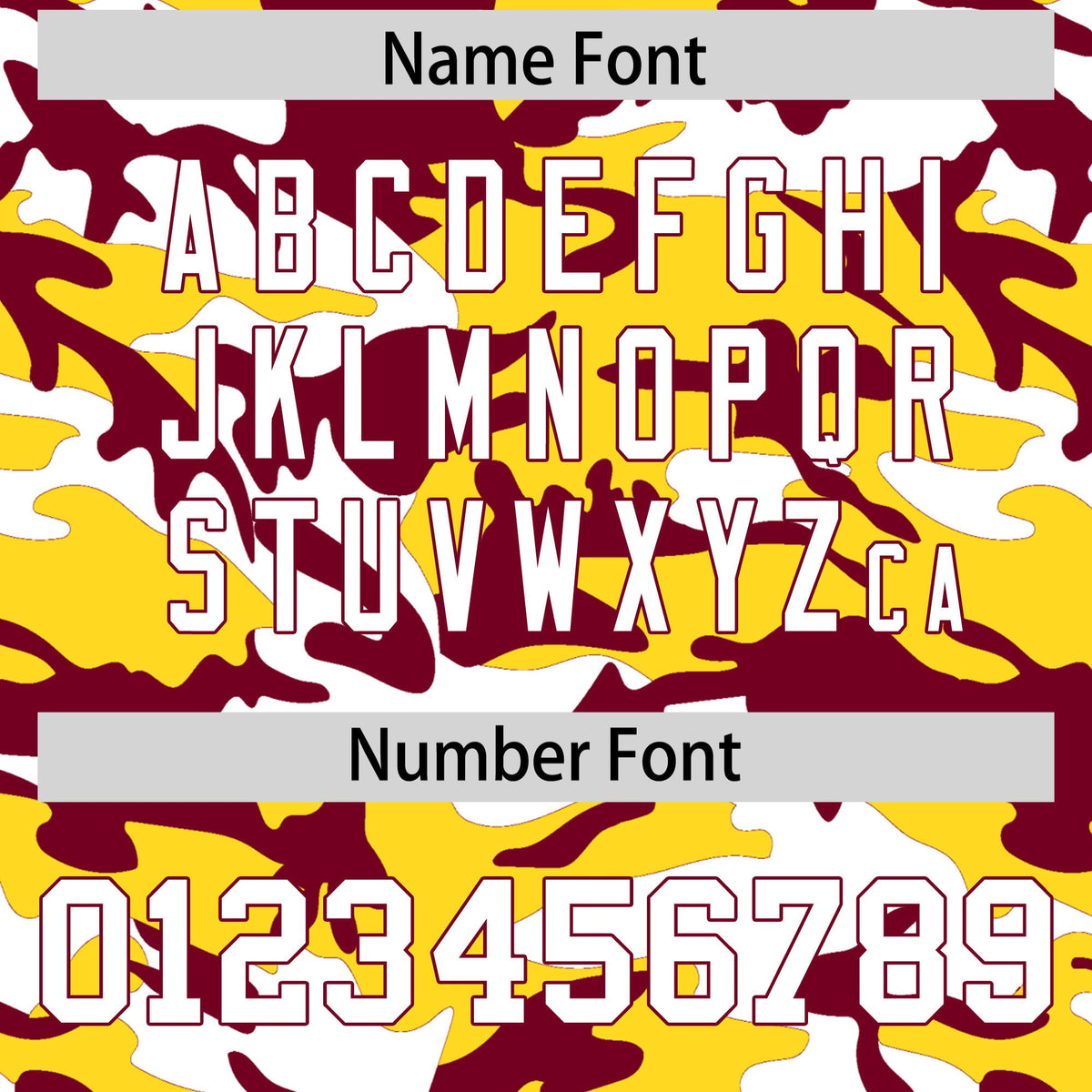 Custom Crimson Gold White Camo Gradient Fashion Baseball Jersey | Perfect for Training,Sublimation Printed & Stitched,Add Name and Numbern,Perfect for Teams | KXKSHOP
