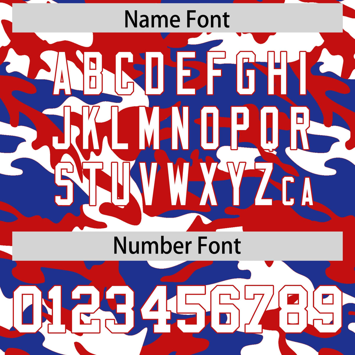 Custom Red Royal Blue White Camo Gradient Fashion Baseball Jersey | Perfect for Training,Sublimation Printed &amp; Stitched,Add Name and Numbern,Perfect for Teams | KXKSHOP