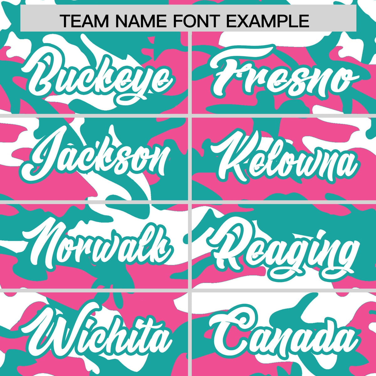 Custom Aqua Pink White Camo Gradient Fashion Baseball Jersey | Perfect for Training,Sublimation Printed & Stitched,Add Name and Numbern,Perfect for Teams | KXKSHOP