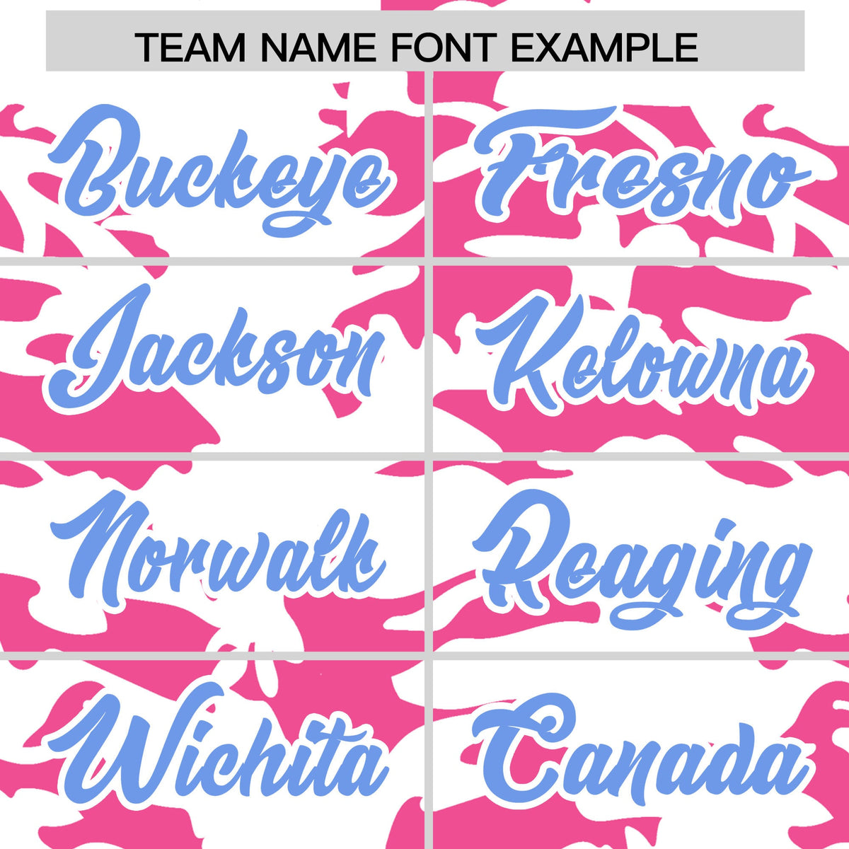 Custom White Pink Light Blue Camo Gradient Fashion Baseball Jersey | Perfect for Training,Sublimation Printed &amp; Stitched,Add Name and Numbern,Perfect for Teams | KXKSHOP