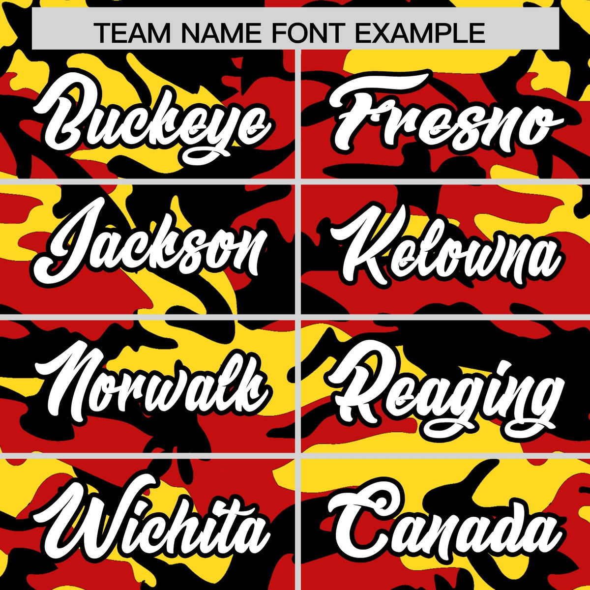 Custom Red Gold Black Camo Gradient Fashion Baseball Jersey | Perfect for Training,Sublimation Printed & Stitched,Add Name and Numbern,Perfect for Teams | KXKSHOP