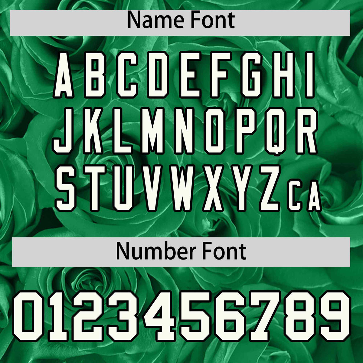 Custom Kelly Green Black Split Rose Print Authentic Baseball Jersey