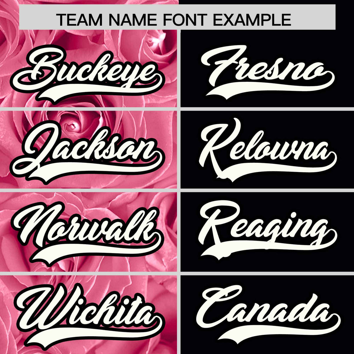 Custom Light Pink Black Split Rose Print Authentic Baseball Jersey