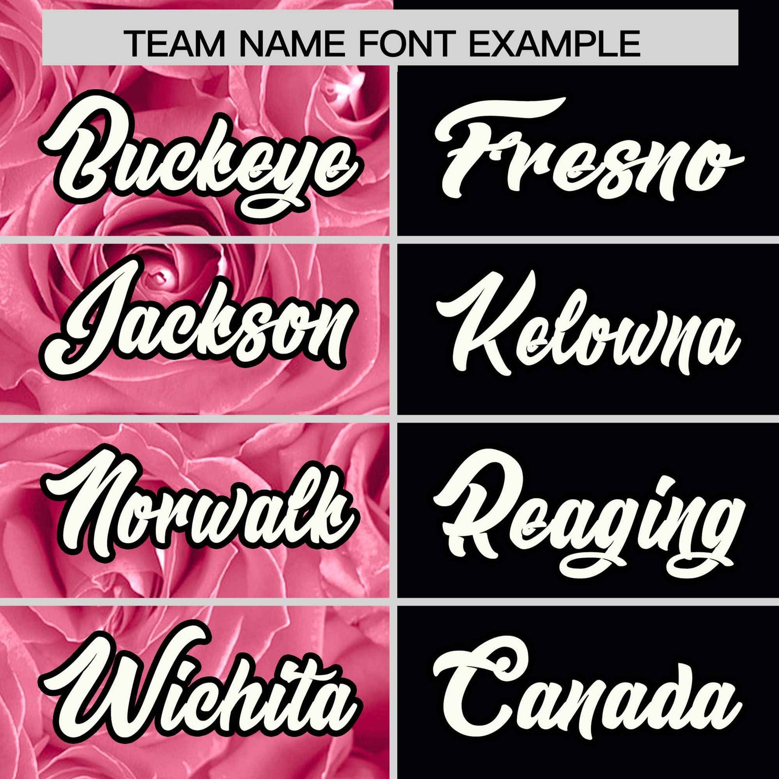 Custom Light Pink Black Split Rose Print Authentic Baseball Jersey