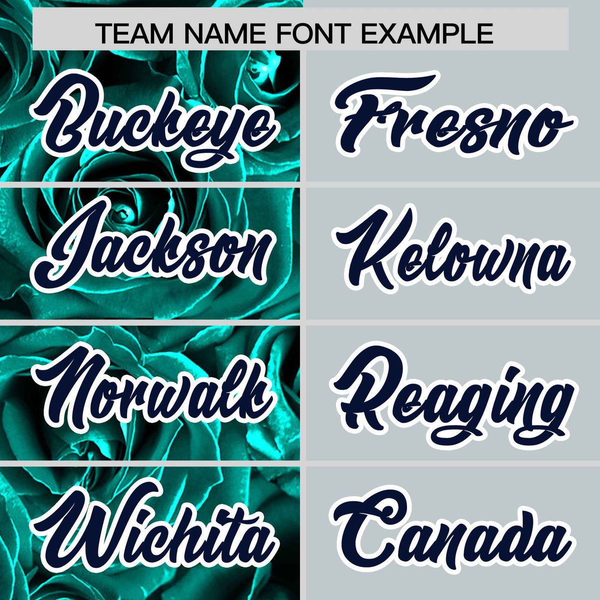 Custom Aqua Silver Split Rose Print Authentic Baseball Jersey