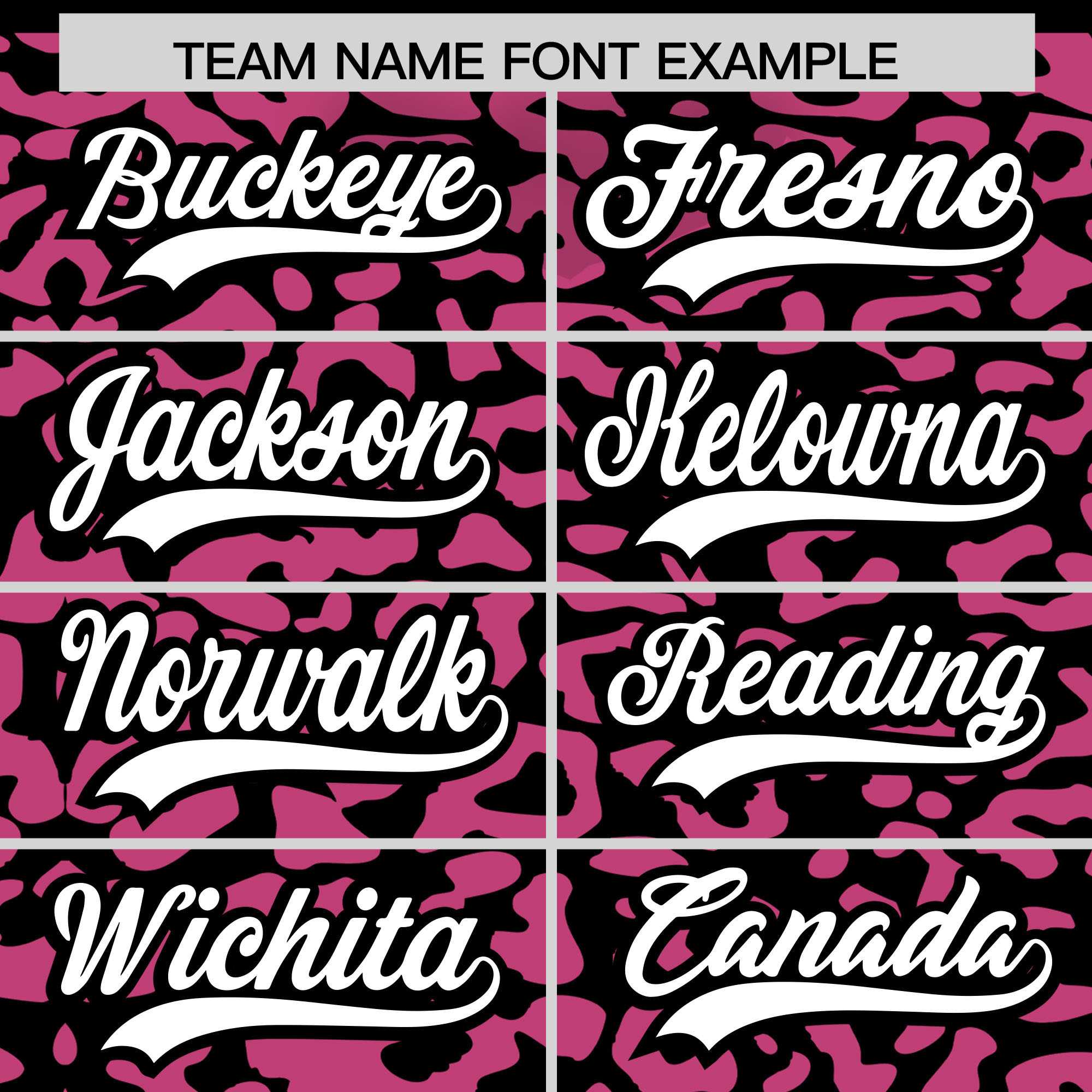 Custom Black Pink Leopard Print Pattern Authentic Baseball Jersey