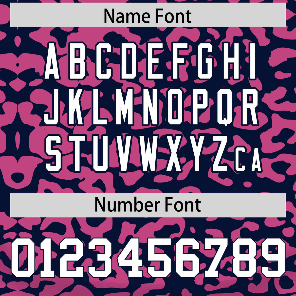 Custom Navy Pink Leopard Print Pattern Authentic Baseball Jersey