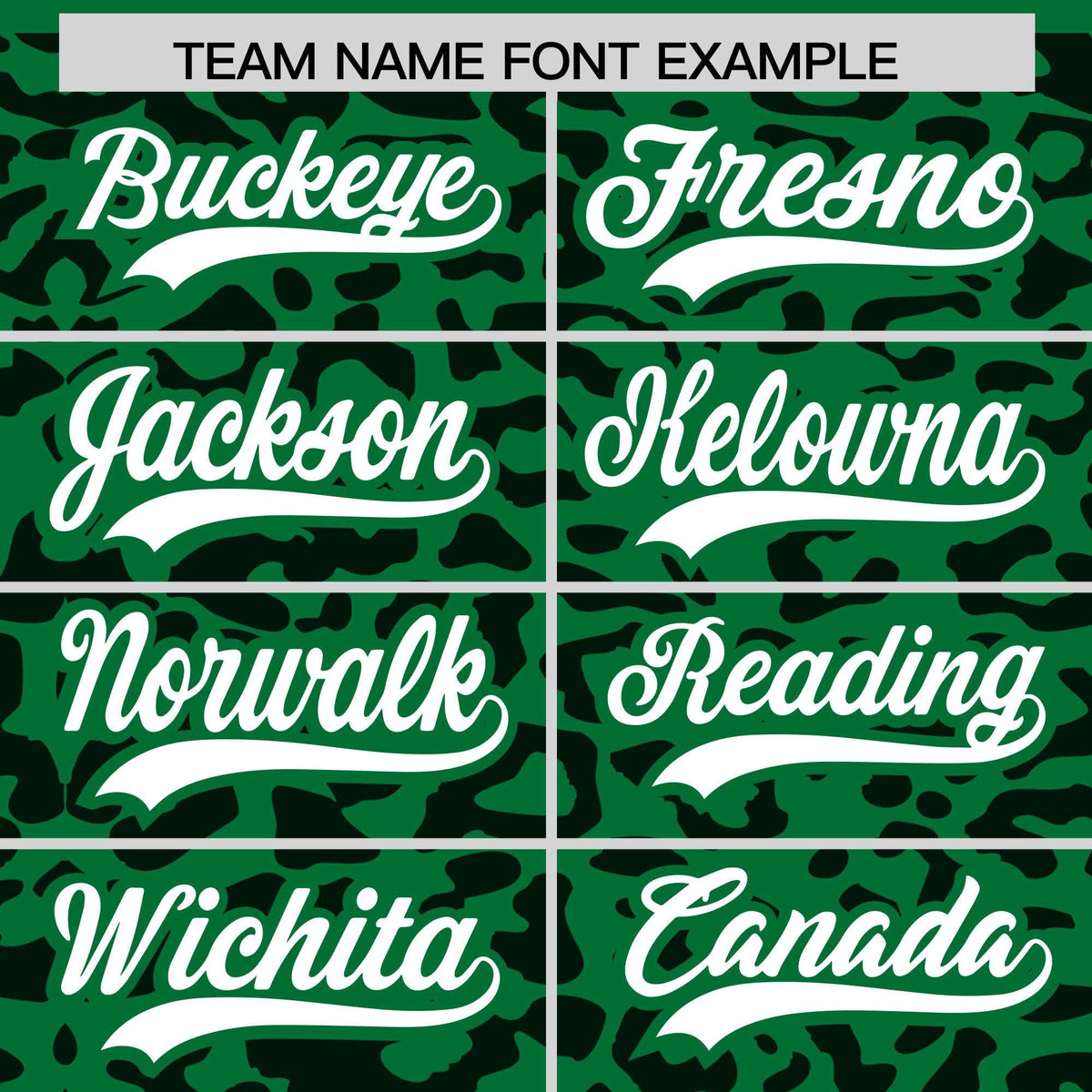 Custom Kelly Green Black Leopard Print Pattern Authentic Baseball Jersey