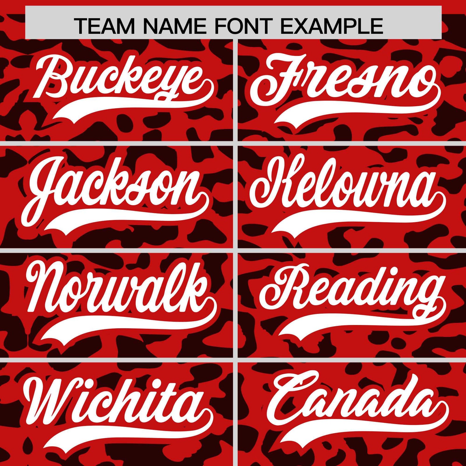 Custom Red Black Leopard Print Pattern Authentic Baseball Jersey