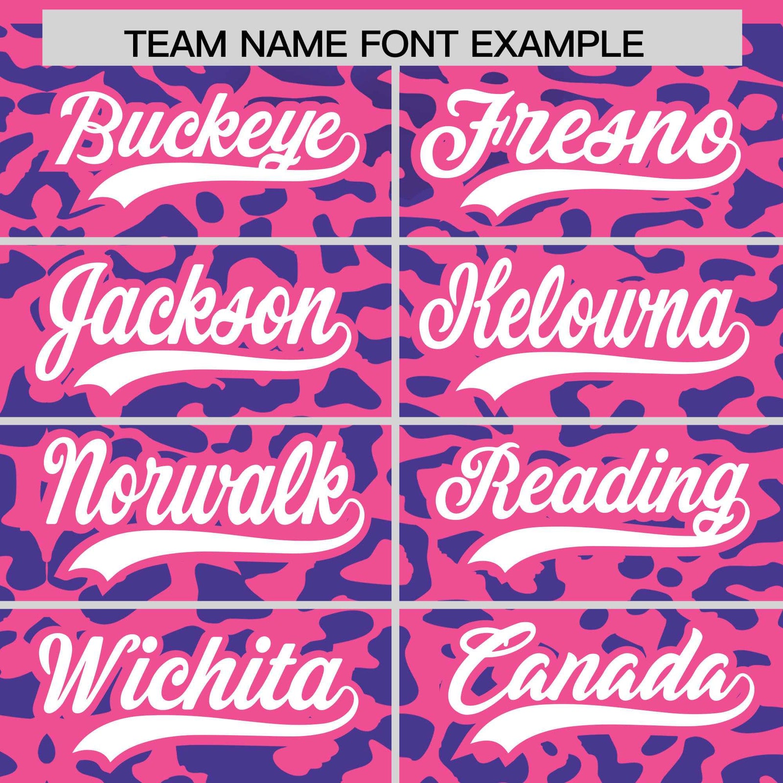 Custom Pink Royal Leopard Print Pattern Authentic Baseball Jersey