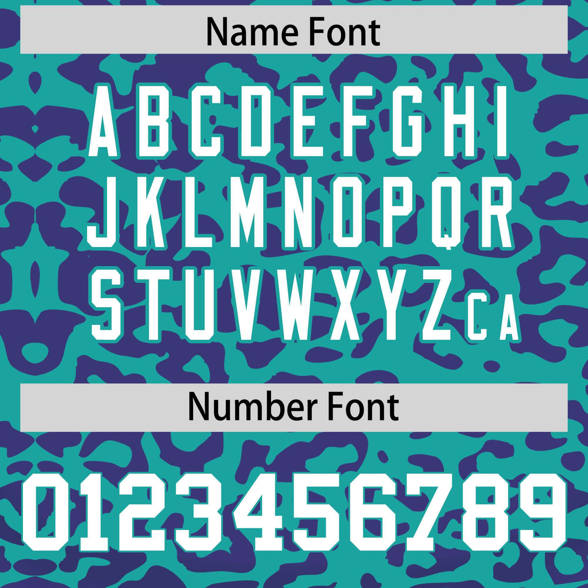 Custom Aqua Purple Leopard Print Pattern Authentic Baseball Jersey